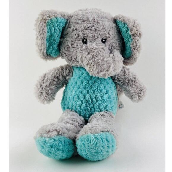 Spark Create Imagine Elephant Plush Stuffed Animal Toy Rattles & Ears Crinkle - Picture 1 of 7